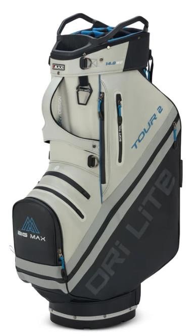 Big Max Dri Lite Tour 2 cart bag, black/off white/blue