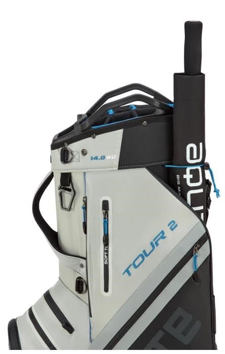 Big Max Dri Lite Tour 2 cart bag, black/off white/blue