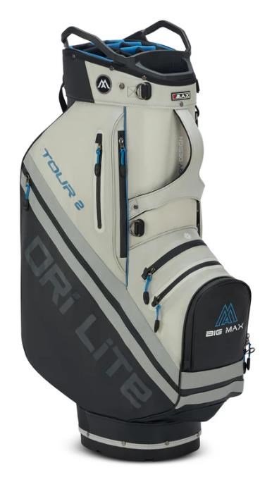 Big Max Dri Lite Tour 2 cart bag, black/off white/blue
