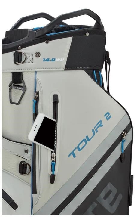 Big Max Dri Lite Tour 2 cart bag, black/off white/blue