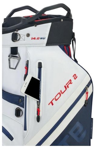 Big Max Dri Lite Tour 2 cart bag, red/white/navy
