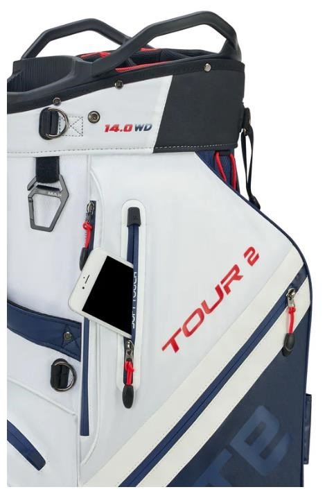 Big Max Dri Lite Tour 2 cart bag, red/white/navy