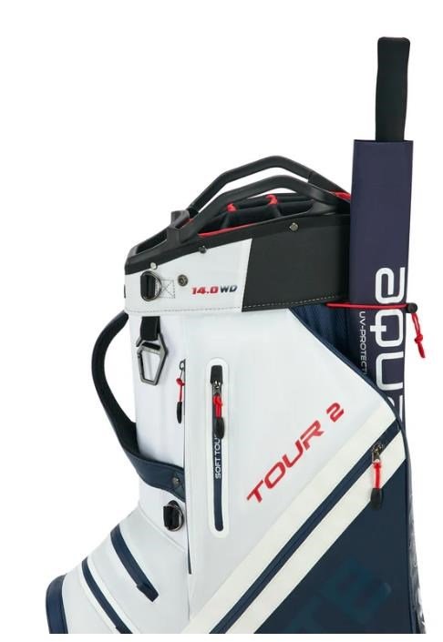 Big Max Dri Lite Tour 2 cart bag, red/white/navy