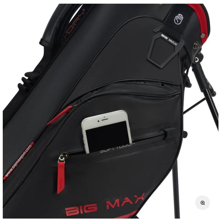 Big Max Aqua Seven H stand bag, black/red