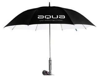 Big Max Aqua Umbrella UV 60" golf umbrella, black/charcoal