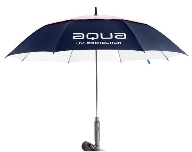 Big Max Aqua Umbrella UV 60" umbrella, navy/white/red