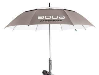 Big Max Aqua Umbrella UV 60" umbrella, taupe/white/black