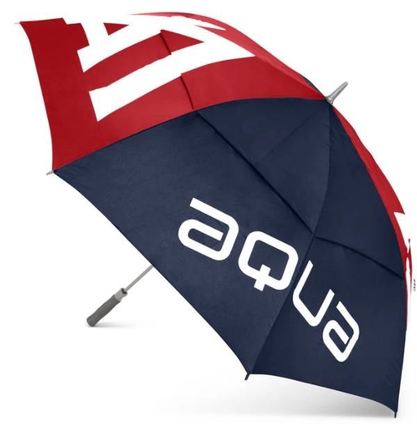 Big Max Aqua UV XL 68" umbrella, navy/red