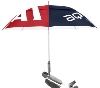 Big Max Aqua UV XL 68" umbrella, navy/red
