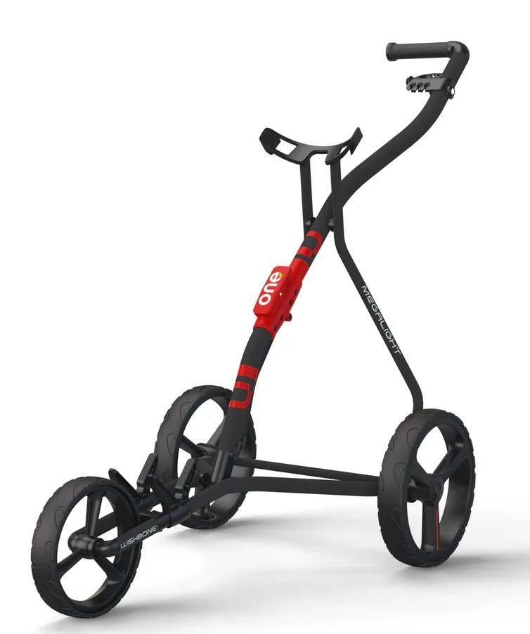 Wishbone One tlačný vozík, charcoal red