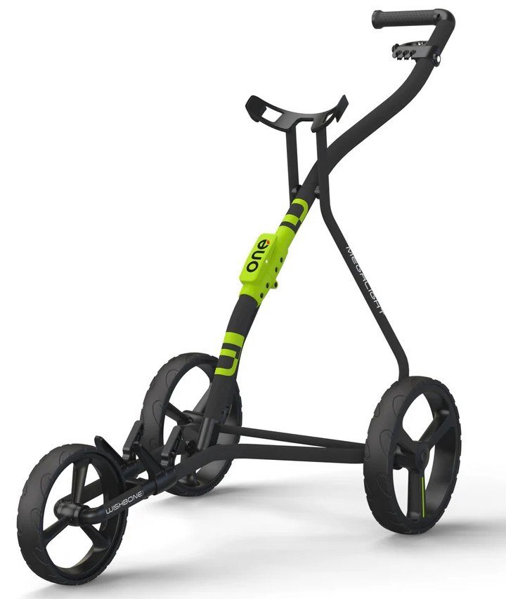 Wishbone One manual trolley, charcoal lime