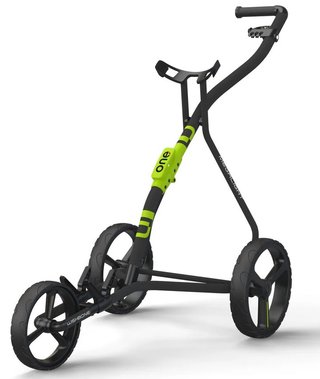 Wishbone One manual trolley, charcoal lime