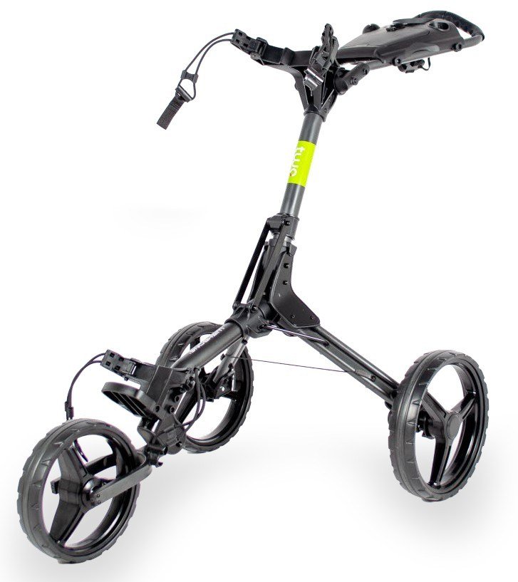 Wishbone Cube Two manual trolley, charcoal/lime