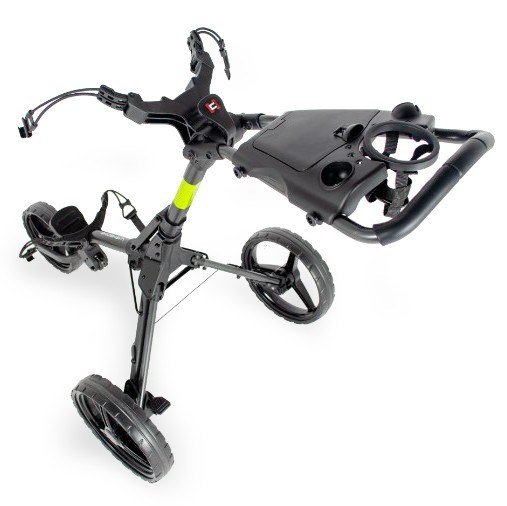 Wishbone Cube Two manual trolley, charcoal/lime