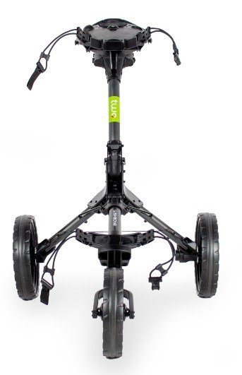 Wishbone Cube Two manual trolley, charcoal/lime