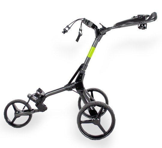 Wishbone Cube Two manual trolley, charcoal/lime