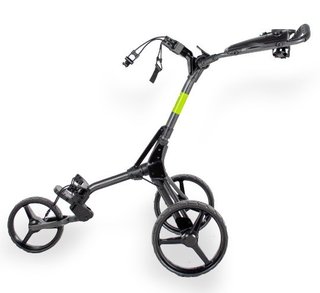 Wishbone Cube Two manual trolley, charcoal/lime