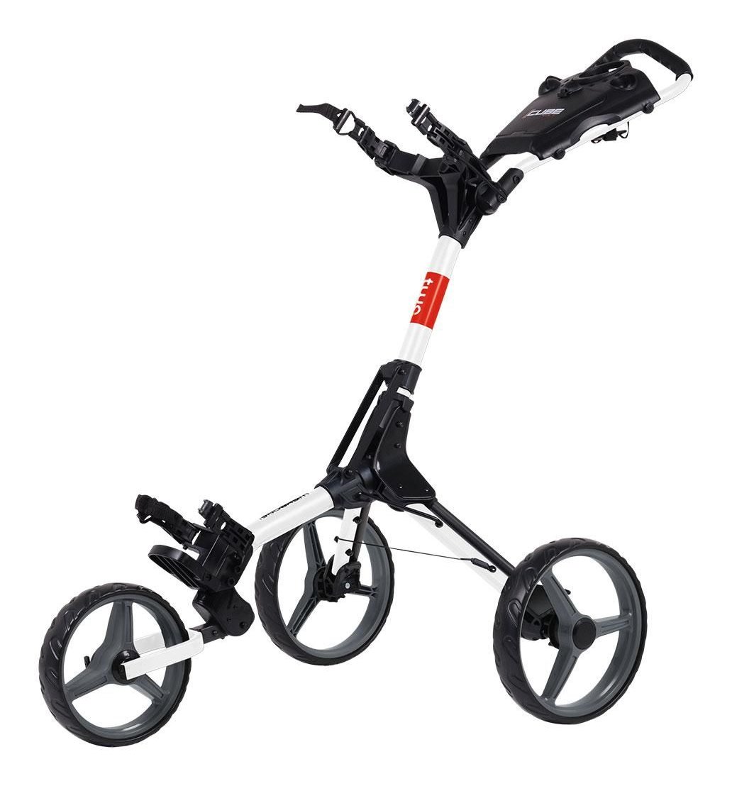 Wishbone Cube Two manual trolley, white/red