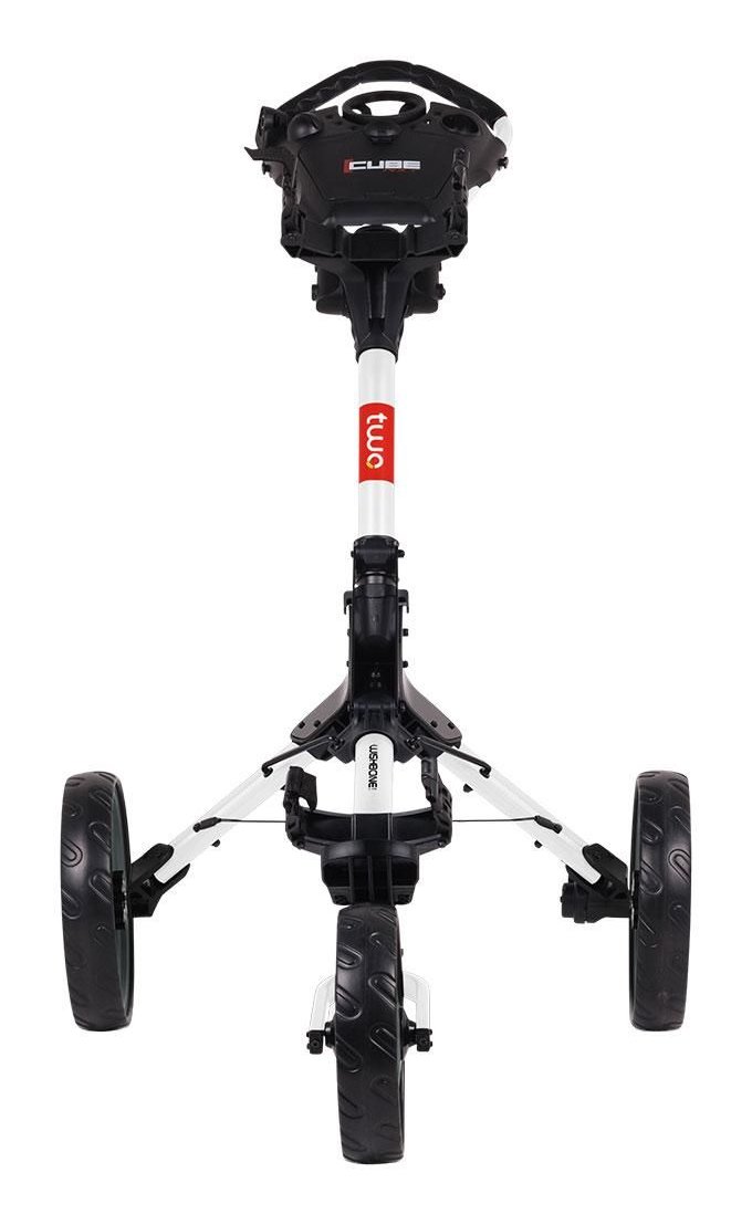 Wishbone Cube Two manual trolley, white/red