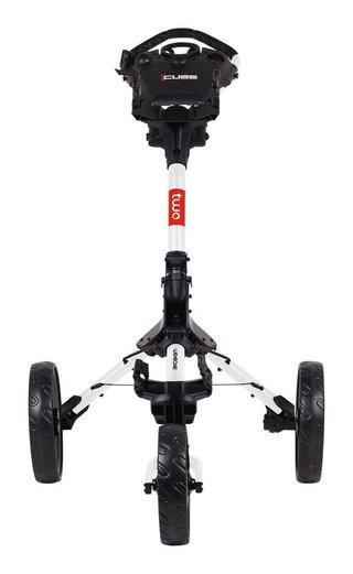 Wishbone Cube Two manual trolley, white/red