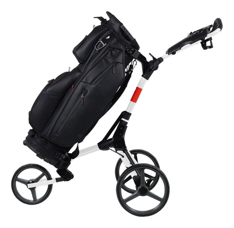 Wishbone Cube Two manual trolley, white/red