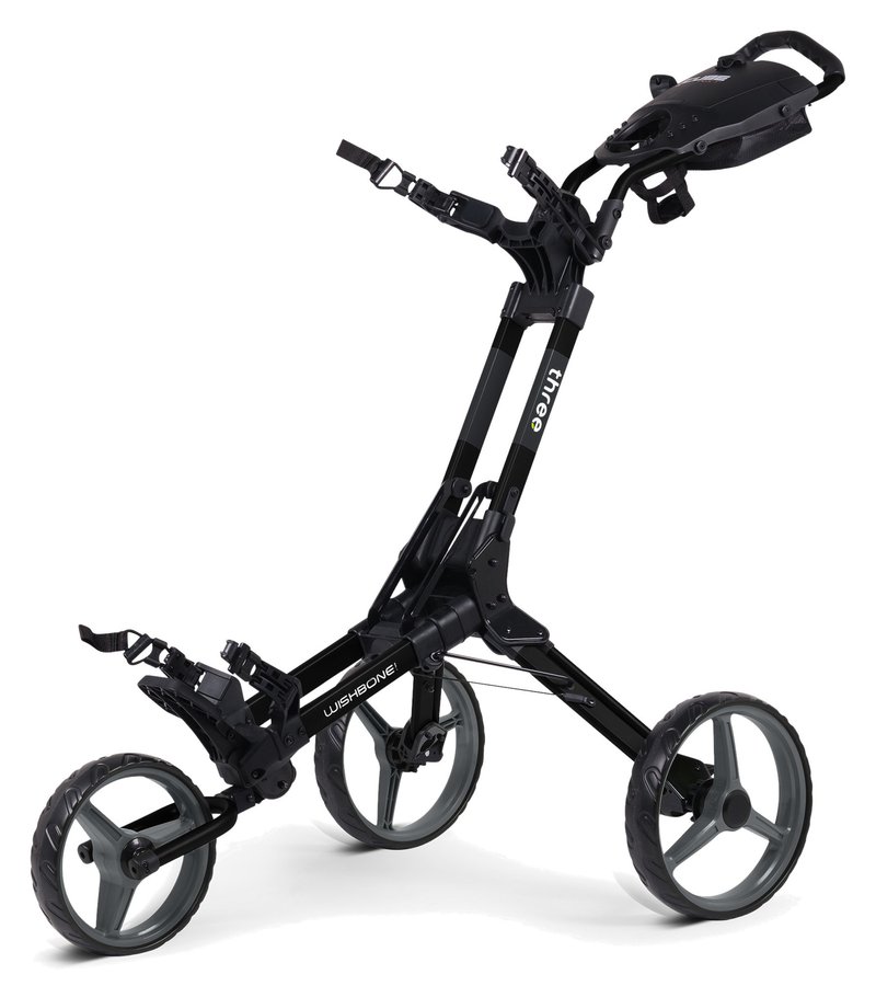 Wishbone Cube Three manual trolley, black/white