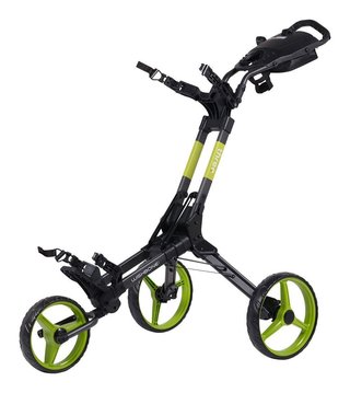 Wishbone Cube Three manual trolley, black/lime