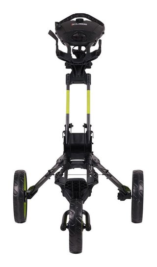 Wishbone Cube Three manual trolley, black/lime