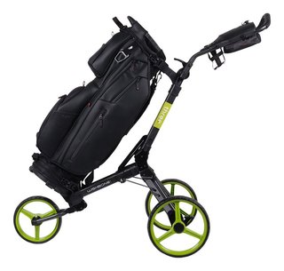 Wishbone Cube Three manual trolley, black/lime