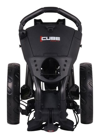 Wishbone Cube Three manual trolley, black/lime