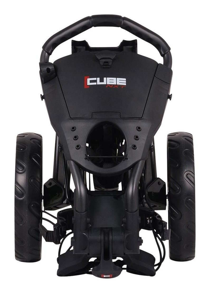 Wishbone Cube Three manual trolley, black/lime