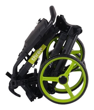 Wishbone Cube Three manual trolley, black/lime
