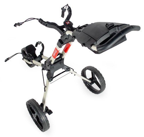 Wishbone Cube Three manual trolley, white/red
