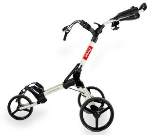 Wishbone Cube Three manual trolley, white/red