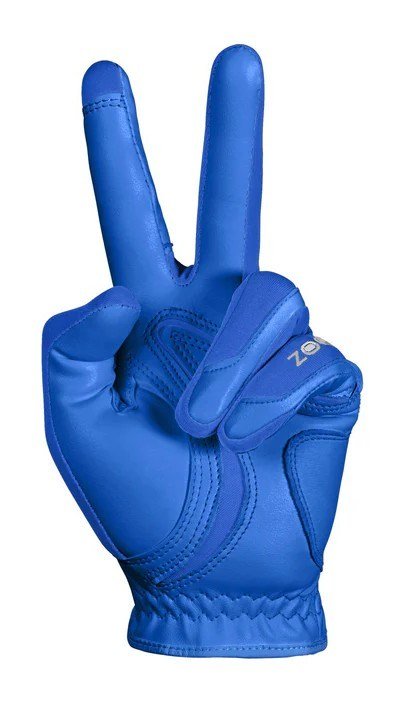 Zoom Zoom Hybrid mens golf glove, blue