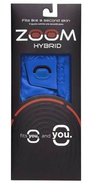 Zoom Zoom Hybrid mens golf glove, blue