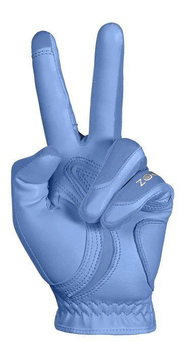 Zoom Zoom Hybrid mens golf glove, sky blue