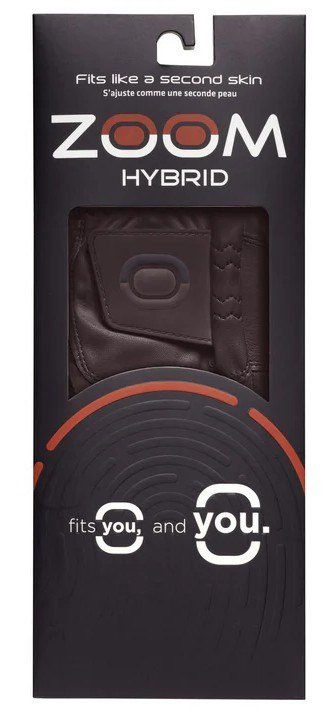Zoom Zoom Hybrid mens golf glove, choco brown