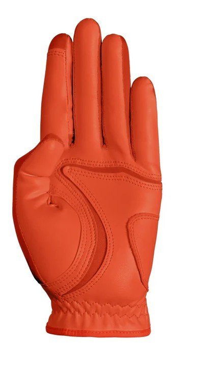 Zoom Zoom Hybrid mens golf glove, orange