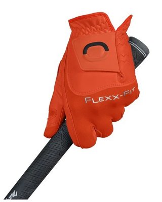 Zoom Zoom Hybrid mens golf glove, orange