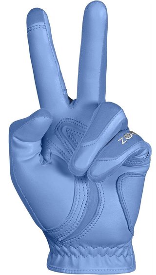 Zoom Zoom Hybrid ladies golf glove, sky blue