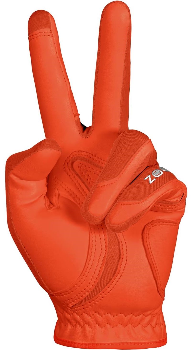 Zoom Zoom Hybrid ladies golf glove, orange