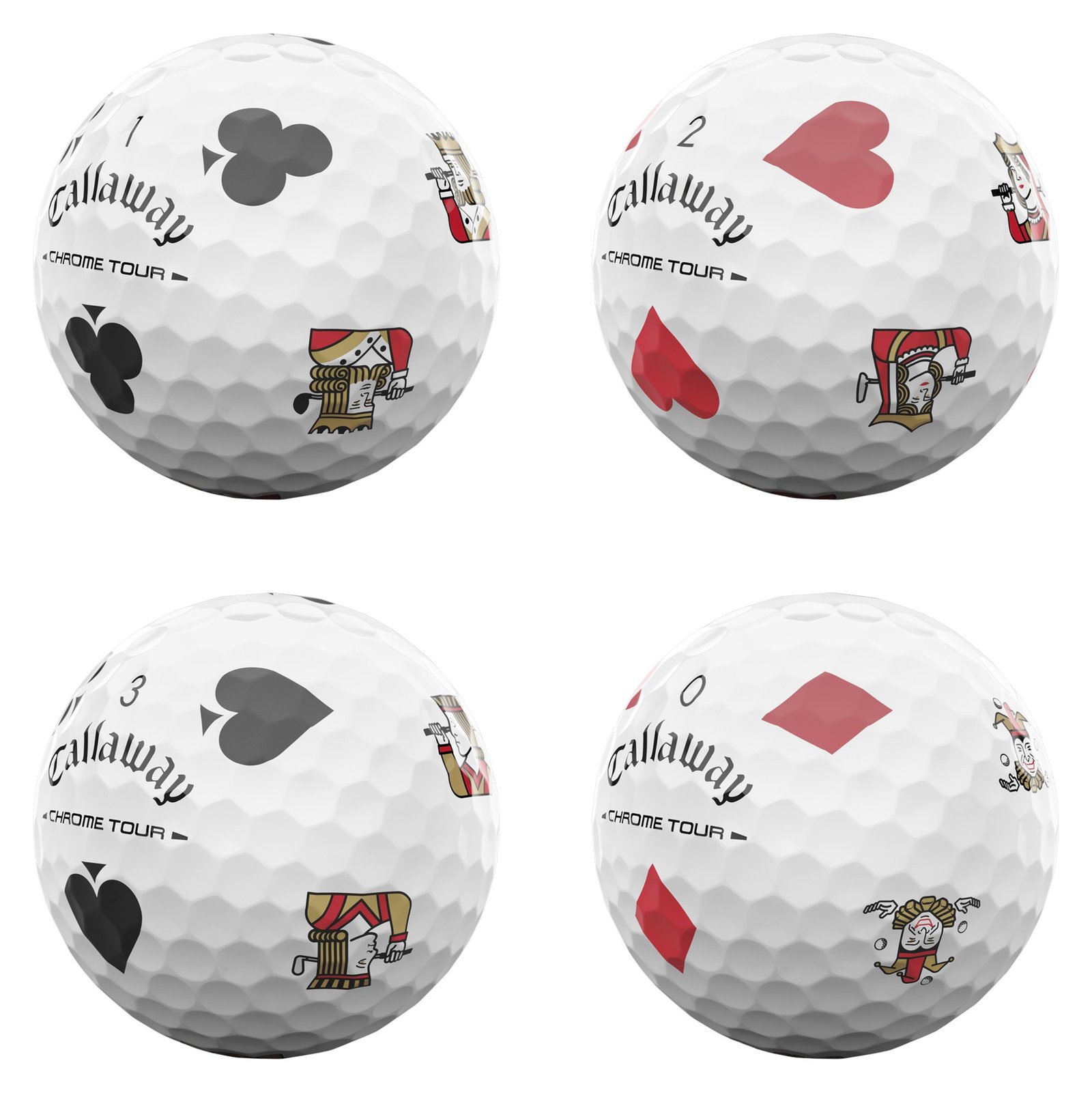 Callaway Chrome Tour Truvis Suits golf balls 2026