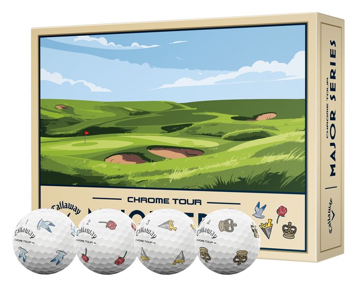 Callaway Limited Edition Chrome Tour Major Series: July Major golf balls 2026