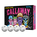 Callaway Chrome Tour Truvis HALLOWEEN golf balls 2026 (12 balls), white
