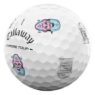 Callaway Chrome Tour Truvis HALLOWEEN golf balls 2026 (12 balls), white