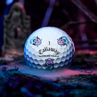 Callaway Chrome Tour Truvis HALLOWEEN golf balls 2026 (12 balls), white