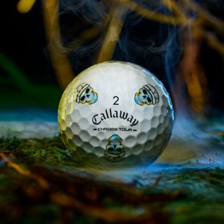 Callaway Chrome Tour Truvis HALLOWEEN golf balls 2026 (12 balls), white