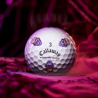 Callaway Chrome Tour Truvis HALLOWEEN golf balls 2026 (12 balls), white
