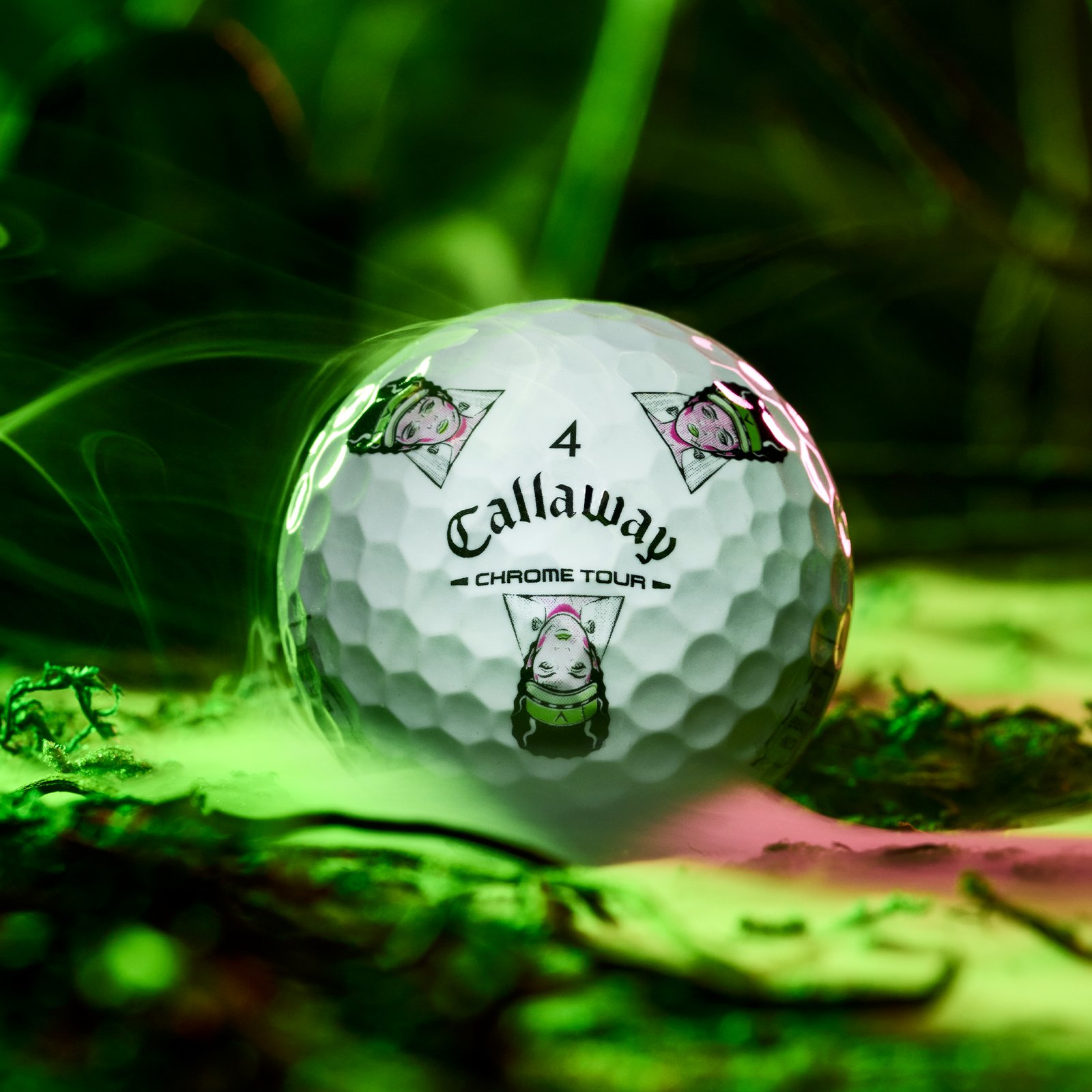 Callaway Chrome Tour Truvis HALLOWEEN golf balls 2026 (12 balls), white
